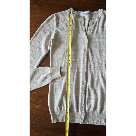 Dolce and Gabbana Vintage Button Down Sweater Cardigan Viscose Blend, Sz S - Picture 12 of 12